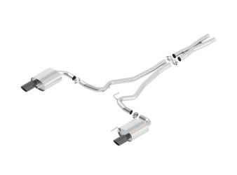 Ford Mustang GT 2015-2017 Cat-Back Exhaust System ATAK Black Chrome
