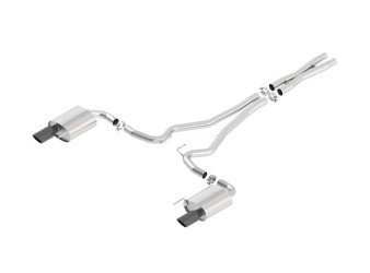 Ford Mustang GT 2015-2017 Cat-Back Exhaust System ATAK Black Chrome Ford Mustang GT 2015-2017 Cat-Back Exhaust System ATAK Black Chrome