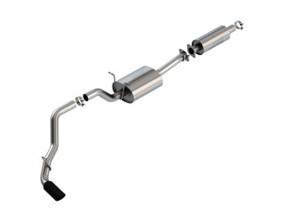 RAM 1500 V6 2019-on Cat-Back Exhaust System S-Type right rear exit Black Chrome