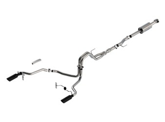 Ford F-150 5.0L 2021-on Cat-Back Exhaust System ATAK Black Chrome Ford F-150 5.0L 2021-on Cat-Back Exhaust System ATAK Black Chrome