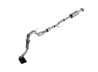 Ford F-150 5.0L 2021-on Cat-Back Exhaust System S-Type Side Exit Black Chrome Ford F-150 5.0L 2021-on Cat-Back Exhaust System S-Type Side Exit Black Chrome