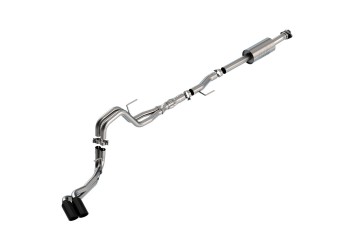 Ford F-150 5.0L 2021-on Cat-Back Exhaust System ATAK Side Exit Black Chrome Ford F-150 5.0L 2021-on Cat-Back Exhaust System ATAK Side Exit Black Chrome