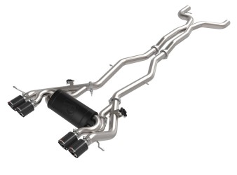 BMW M3 M4 incl Competition (G80/G82) 3.0TT MACH Force-Xp 3" to 2.5" T304 Cat-Back Exhaust System w/ Carbon Fibre tips BMW M3 M4 incl Competition (G80/G82) 3.0TT MACH Force-Xp 3" to 2.5" T304 Cat-Back Exhaust System w/ Carbon Fibre tips