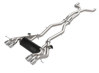 BMW M3 M4 incl Competition (G80/G82) 3.0TT MACH Force-Xp 3" to 2.5" T304 Cat-Back Exhaust System w/ Polished tips BMW M3 M4 incl Competition (G80/G82) 3.0TT MACH Force-Xp 3" to 2.5" T304 Cat-Back Exhaust System w/ Polished tips
