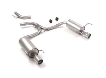 Alfa Romeo 159 1.9JTDm 2.0JTDm + Sportwagon Stainless steel rear silencer left/right each w/ round tailpipe 90 mm