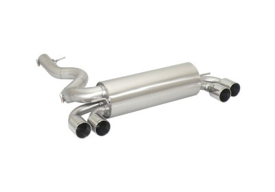 BMW 1M Coupè (250kW) 2011>>2012 Stainless steel rear exhaust w/ quad 80mm tips