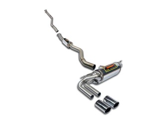 BMW F35 LCI 330Li 2.0T catback exhaust with LH tips BMW F35 LCI 330Li 2.0T catback exhaust with LH tips