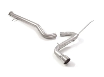 Stainless steel Cat-Back left-only w/ round 102mm Sport Line tip (racing) to suit Toyota Yaris GR-Four 1.6 Stainless steel Cat-Back left-only w/ round 102mm Sport Line tip (racing) to suit Toyota Yaris GR-Four 1.6