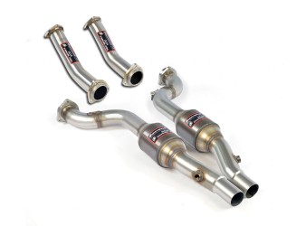 Audi A6 C7 4G connecting pipes w/ metallic cats L+R Audi A6 C7 4G connecting pipes w/ metallic cats L+R