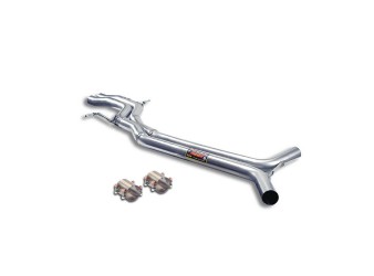 Audi RS4 B8 centre pipes for OEM rear mufflers Audi RS4 B8 centre pipes for OEM rear mufflers