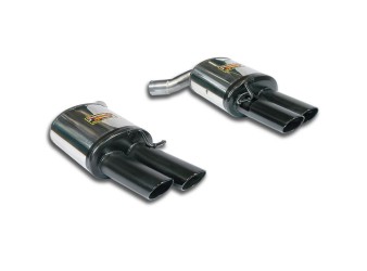 Audi A6 4G Rear exhausts quad 100x75 BLACK for S6 bumper Audi A6 4G Rear exhausts quad 100x75 BLACK for S6 bumper