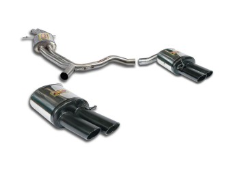 Audi S7 Quattro 4.0T V8 Catback with black quad tips resonated Audi S7 Quattro 4.0T V8 Catback with black quad tips resonated