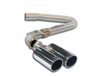 Audi Q2 rear muffler kit loud dual round tips Audi Q2 rear muffler kit loud dual round tips