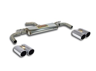 Audi Q2 split rear muffler kit with round quadtips Audi Q2 split rear muffler kit with round quadtips