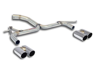 Audi Q2 split rear muffler-delete kit with round quadtips Audi Q2 split rear muffler-delete kit with round quadtips