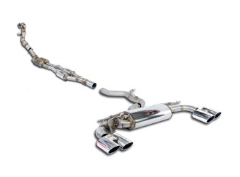 Audi S1 Sportback full valve system quad oval tips 100x75mm Audi S1 Sportback full valve system quad oval tips 100x75mm