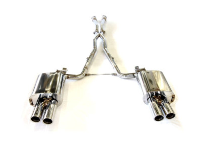 Audi S8 Cat-back F1 Sound Valvetronic Exhaust System Stainless