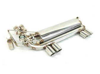 BMW E46 M3 Cat-Back F1 Sound Valvetronic Exhaust System - Stainless Billet tailpipes BMW E46 M3 Cat-Back F1 Sound Valvetronic Exhaust System - Stainless Billet tailpipes
