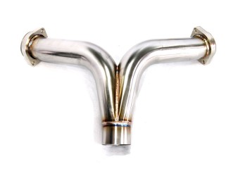Ferrari F355 2.7 Secondary Cat Delete Pipes - Y style Ferrari F355 2.7 Secondary Cat Delete Pipes - Y style