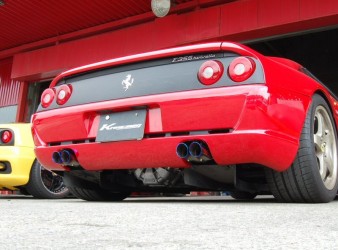 Ferrari F355 Cat-Back F1 Sound Valve Exhaust Super Howling Ver. Titanium Ferrari F355 Cat-Back F1 Sound Valve Exhaust Super Howling Ver. Titanium