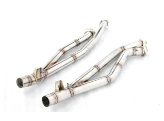 Ferrari 575M Stainless Cat-delete y-pipes Ferrari 575M Stainless Cat-delete y-pipes