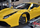 Ferrari 488 Pista Carbon Rocker Panels (White Avus)