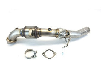 Ford Focus RS Downpipe with GESI High Flow Cat