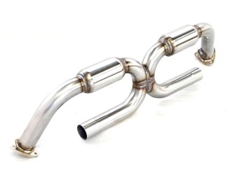 Porsche 996 Carrera Stainless Cat-delete X-Pipe Porsche 996 Carrera Stainless Cat-delete X-Pipe