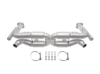 Porsche 996 Turbo Competition X-Pipe Exhaust System without tips