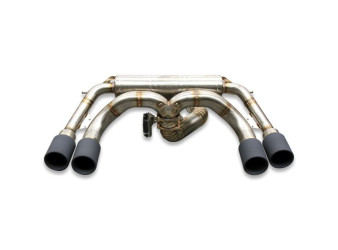BMW M2 F87 rear exhaust with OE Electric valve