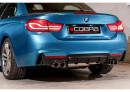 BMW 420i (F32, F33 & F36) (13-20) B48 M-Sport Quad Exit Rear Section ** Rear Panel Included ** - Does not fit GPF-model