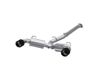 3in Dual Split Rear Cat Back w/CF Tips T304 to suit Subaru BRZ | Toyota 86 3in Dual Split Rear Cat Back w/CF Tips T304 to suit Subaru BRZ | Toyota 86
