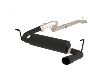 Jeep Wrangler JK 3.6L 2dr/4dr 2.5" Cat-Back Single-Exit Black Jeep Wrangler JK 3.6L 2dr/4dr 2.5" Cat-Back Single-Exit Black