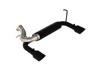 Jeep Wrangler JK 3.6L 3.8L 2.5" Axle-Back, Dual rear exit Black Jeep Wrangler JK 3.6L 3.8L 2.5" Axle-Back, Dual rear exit Black