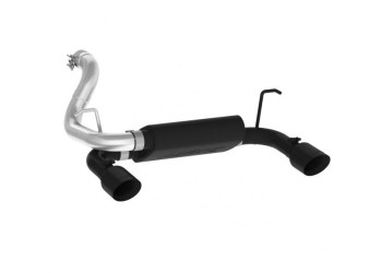 BLK Series Jeep Wrangler 2.5" Axle Back Dual Performance Exhaust