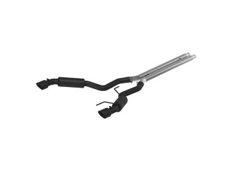 2015-2017 Ford Mustang GT 5.0 Convertible 3" Cat Back Street Exhaust BLACK COATED 2015-2017 Ford Mustang GT 5.0 Convertible 3" Cat Back Street Exhaust BLACK COATED